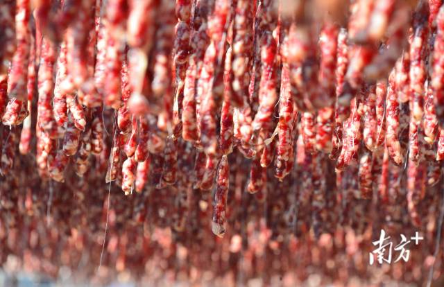 國家地理標(biāo)志保護(hù)產(chǎn)品東陂臘味。黃津 攝