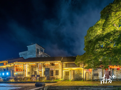 豐陽村夜景。